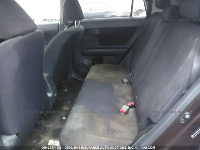 JTLKE50E691064915 - 2009 TOYOTA SCION XB იასამნისფერი ფოტო 8