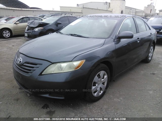 4T1BE46K28U218399 - 2008 TOYOTA CAMRY CE/LE/XLE/SE GRAY photo 2