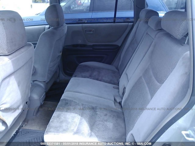 JTEHF21A820088878 - 2002 TOYOTA HIGHLANDER LIMITED SILVER photo 8