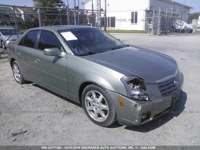 1G6DM577X40102341 - 2004 CADILLAC CTS GREEN photo 1
