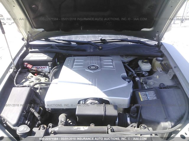 1G6DM577X40102341 - 2004 CADILLAC CTS GREEN photo 10