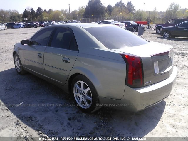 1G6DM577X40102341 - 2004 CADILLAC CTS GREEN photo 3