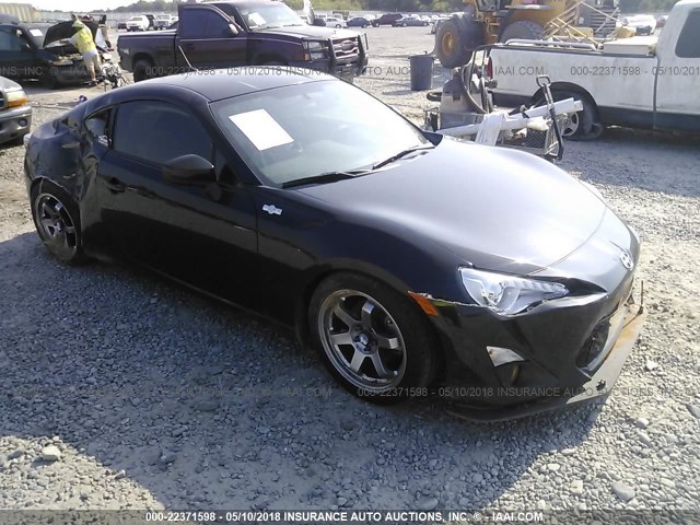 JF1ZNAA11D1729121 - 2013 TOYOTA SCION FR-S BLACK photo 1