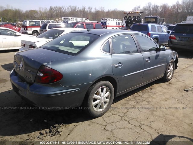 2G4WC582961301573 - 2006 BUICK LACROSSE CX BLUE photo 4