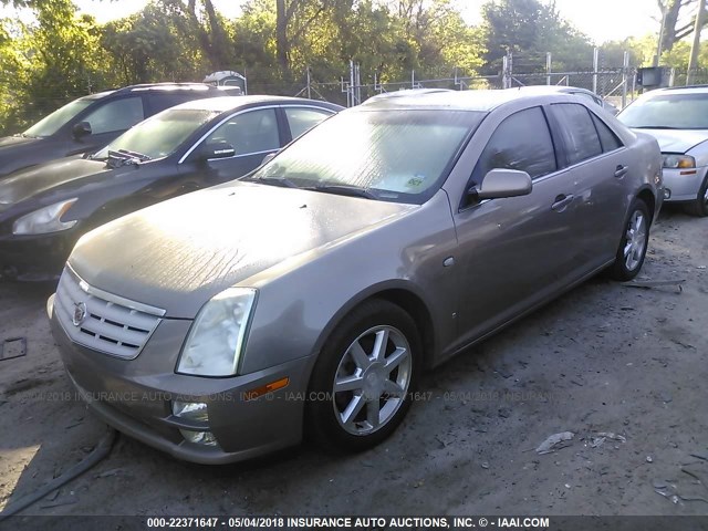 1G6DE677960218987 - 2006 CADILLAC STS Champagne photo 2