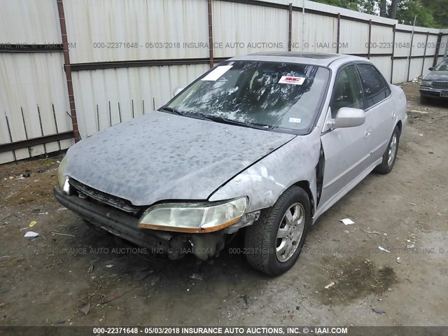 1HGCG56681A137878 - 2001 HONDA ACCORD EX GRAY photo 2