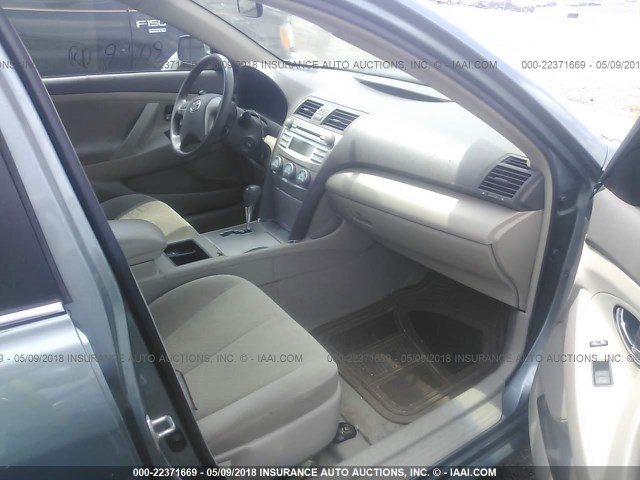 4T1BE46K87U599674 - 2007 TOYOTA CAMRY NEW GENERAT CE/LE/XLE/SE GREEN photo 5