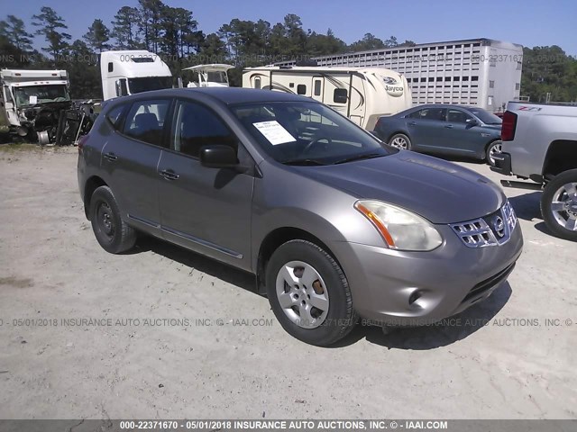 JN8AS5MTXBW166224 - 2011 NISSAN ROGUE S/SV/KROM GRAY photo 1