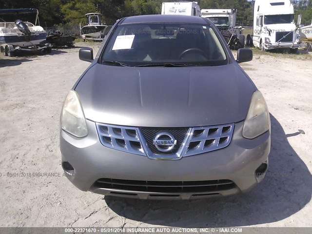 JN8AS5MTXBW166224 - 2011 NISSAN ROGUE S/SV/KROM GRAY photo 6