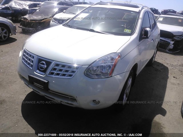 JN8AS58V69W183902 - 2009 NISSAN ROGUE S/SL WHITE photo 2