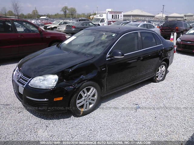 3VWEF71K67M067767 - 2007 VOLKSWAGEN JETTA WOLFSBURG 黑色 照片 2