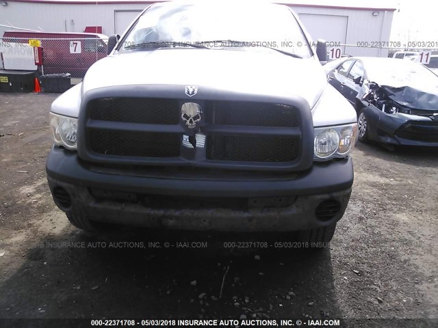 1D7HU18N05J526200 - 2005 DODGE RAM 1500 ST/SLT GRAY photo 6