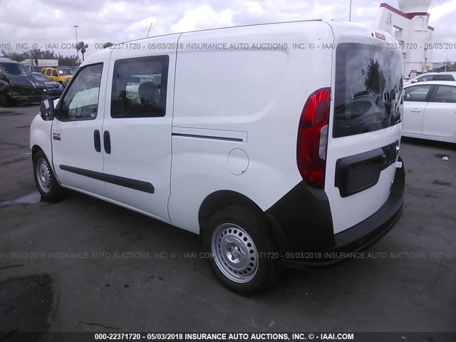 ZFBERFAB7H6G92917 - 2017 RAM PROMASTER CITY  WHITE photo 3