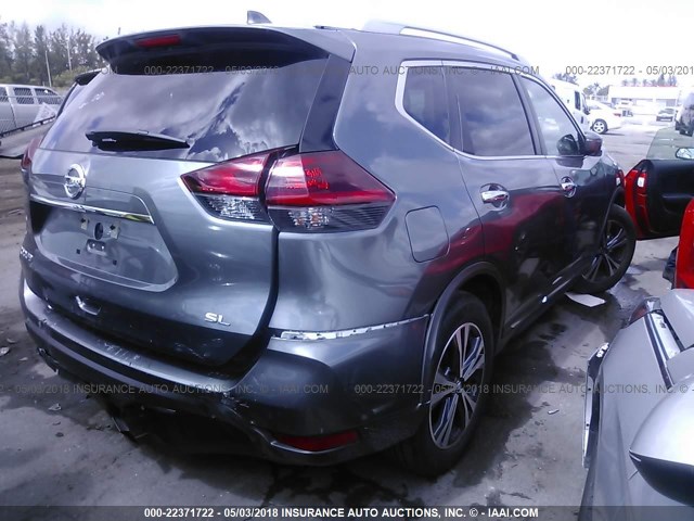 5N1AT2MT0JC737867 - 2018 NISSAN ROGUE S/SL GRAY photo 4