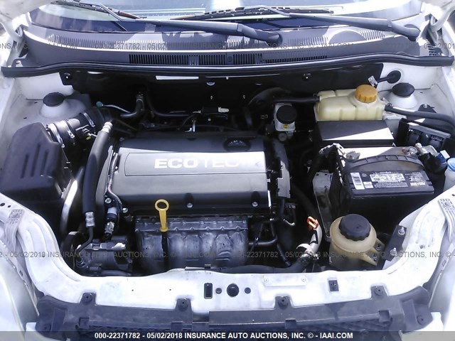 KL1TD5DE7BB200666 - 2011 CHEVROLET AVEO LS/LT 白色 照片 10