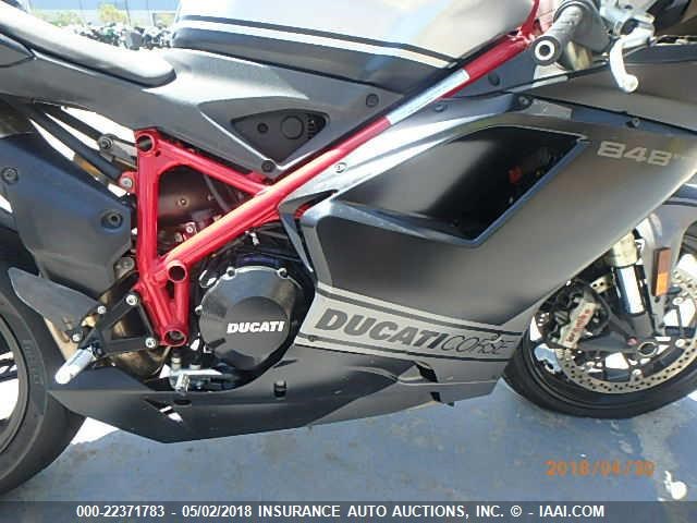 ZDM1XBMVXDB023463 - 2013 DUCATI SUPERBIKE 848/848 EVO CORSE SE BLACK photo 8