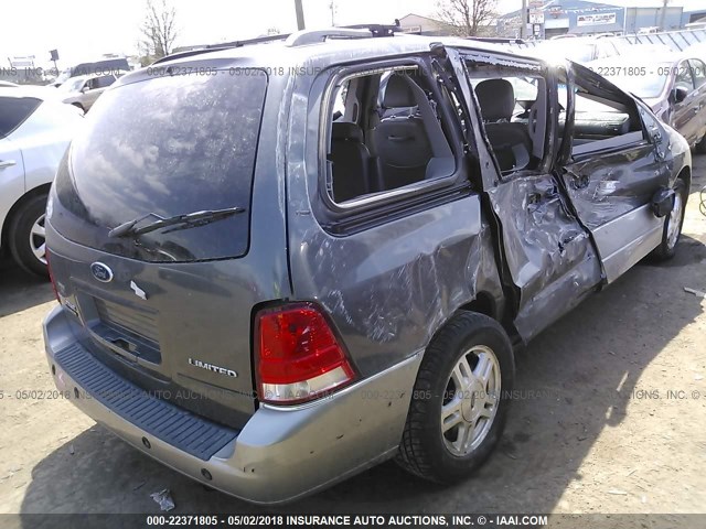 2FMZA58205BA17275 - 2005 FORD FREESTAR LIMITED GRAY photo 4