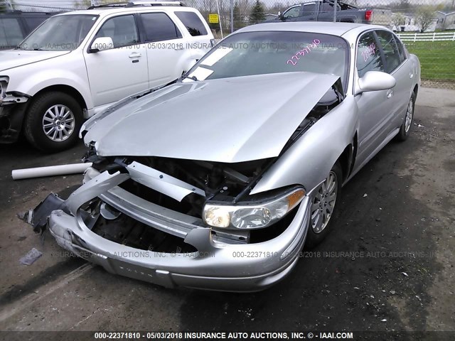 1G4HP54K55U272675 - 2005 BUICK LESABRE CUSTOM SILVER photo 2