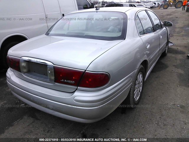 1G4HP54K55U272675 - 2005 BUICK LESABRE CUSTOM SILVER photo 4