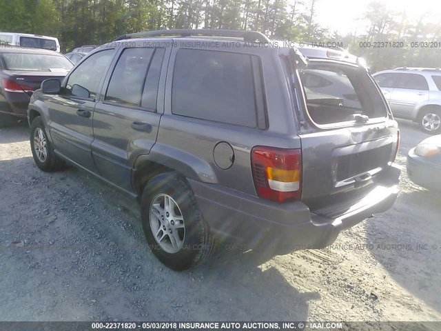 1J4GX48S24C214459 - 2004 JEEP GRAND CHEROKEE LAREDO/COLUMBIA/FREEDOM 灰色 照片 3