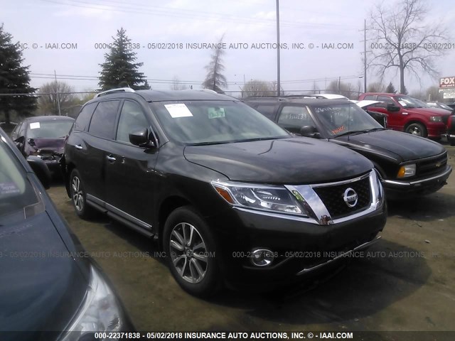 5N1AR2MM9FC709922 - 2015 NISSAN PATHFINDER S/SV/SL/PLATINUM 绿色 照片 1