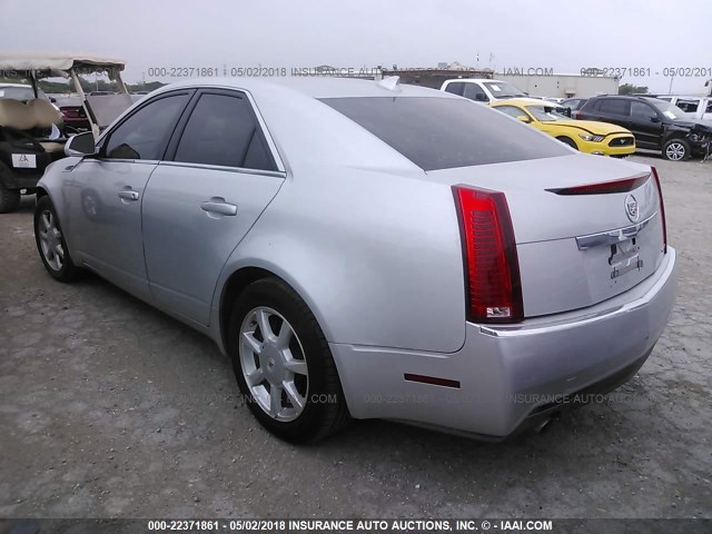 1G6DF577890140460 - 2009 CADILLAC CTS SILVER photo 3