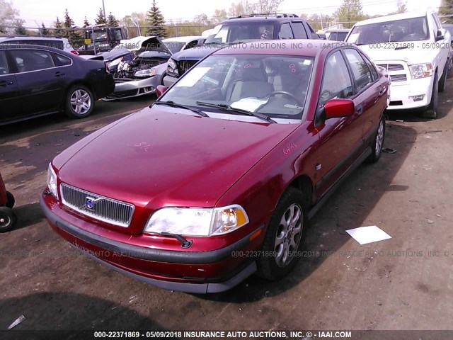 YV1VS2554YF458157 - 2000 VOLVO S40 RED photo 2