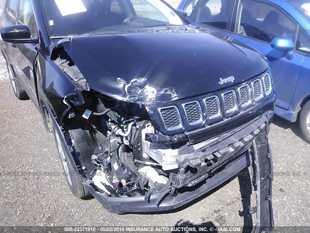 3C4NJDBB1JT161079 - 2018 JEEP COMPASS LATITUDE 黑色 照片 6