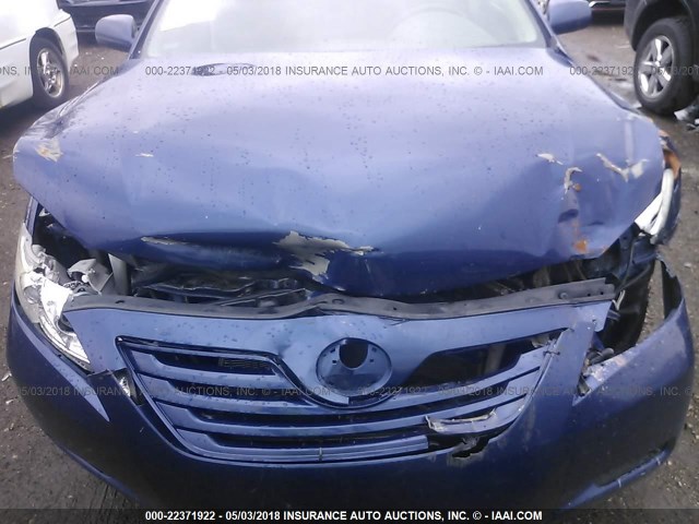4T1BE46K27U004656 - 2007 TOYOTA CAMRY NEW GENERAT CE/LE/XLE/SE BLUE photo 6