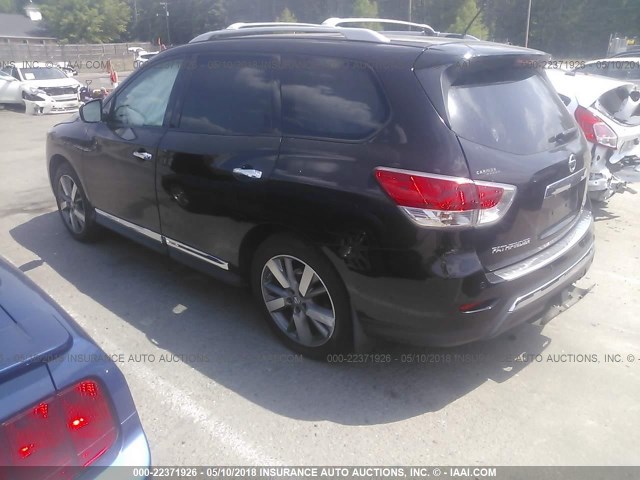 5N1AR2MN0EC635300 - 2014 NISSAN PATHFINDER S/SV/SL/PLATINUM 黑色 照片 3