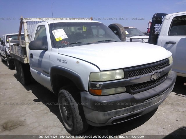 1GBHC24U02E274733 - 2002 CHEVROLET SILVERADO C2500 HEAVY DUTY WHITE photo 1