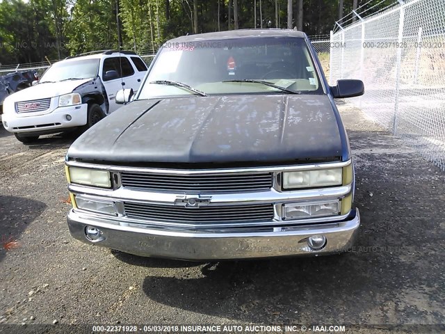 1GNEC16RXVJ329788 - 1997 CHEVROLET SUBURBAN C1500 BLUE photo 6