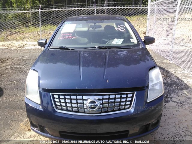 3N1AB61E79L620049 - 2009 NISSAN SENTRA 2.0/2.0S/2.0SL BLUE photo 6