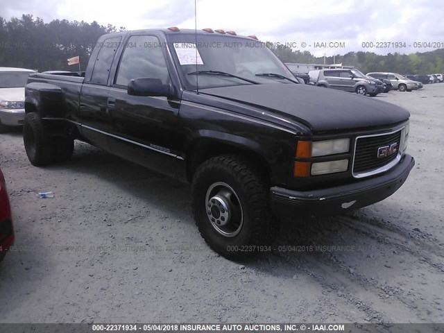 1GTHC39R8YF430753 - 2000 GMC SIERRA C3500 BLACK photo 1