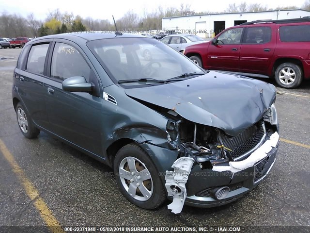 KL1TD6DE2AB134967 - 2010 CHEVROLET AVEO LS/LT 绿色 照片 1