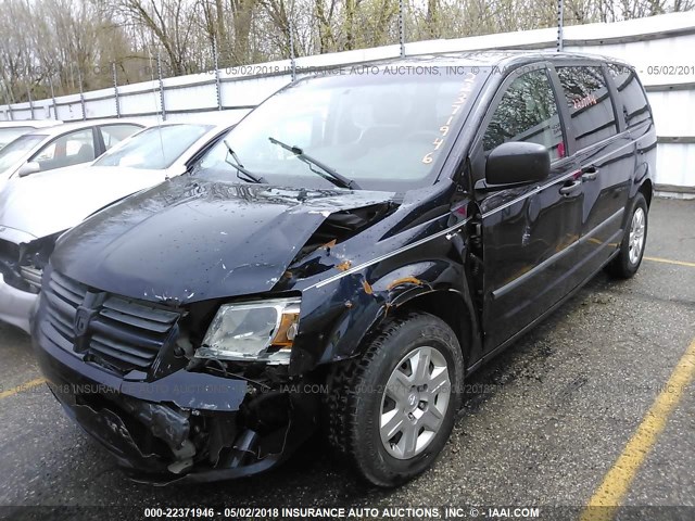 2D4RN4DE7AR287692 - 2010 DODGE GRAND CARAVAN SE Dark Blue photo 2