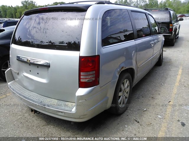2A8HR54P58R602478 - 2008 CHRYSLER TOWN & COUNTRY TOURING GRAY photo 4