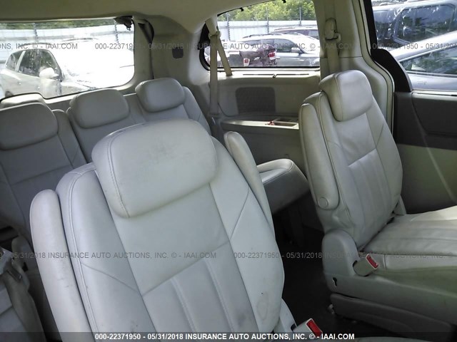 2A8HR54P58R602478 - 2008 CHRYSLER TOWN & COUNTRY TOURING GRAY photo 8