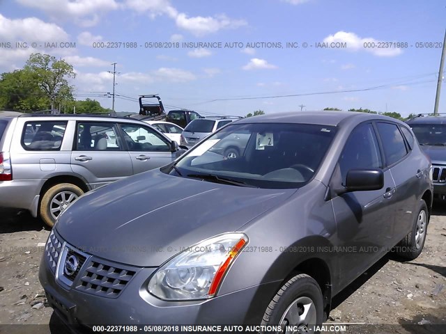 JN8AS58V49W448476 - 2009 NISSAN ROGUE S/SL SILVER photo 2