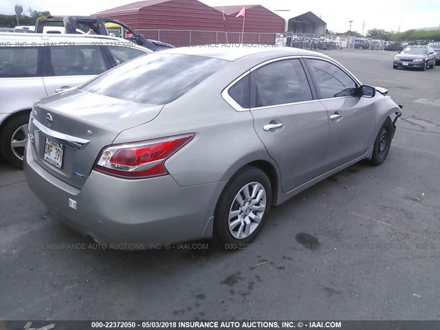 1N4AL3AP4DC255690 - 2013 NISSAN ALTIMA 2.5/S/SV/SL BEIGE photo 4