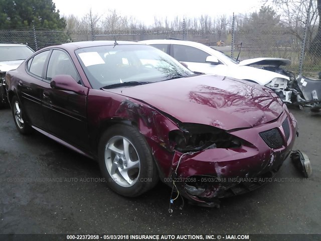 2G2WR524341357880 - 2004 PONTIAC GRAND PRIX GTP BURGUNDY photo 1