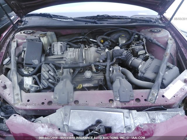 2G2WR524341357880 - 2004 PONTIAC GRAND PRIX GTP BURGUNDY photo 10