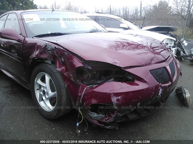 2G2WR524341357880 - 2004 PONTIAC GRAND PRIX GTP BURGUNDY photo 6