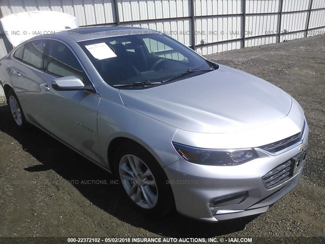 1G1ZD5ST8JF124430 - 2018 CHEVROLET MALIBU LT SILVER photo 1