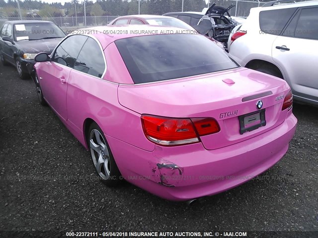 WBAWR33518P152202 - 2008 BMW 328 I SULEV PINK photo 3