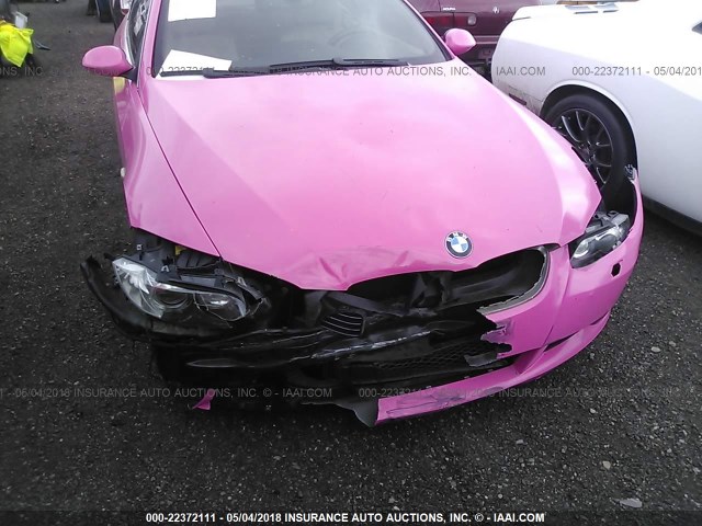 WBAWR33518P152202 - 2008 BMW 328 I SULEV PINK photo 6