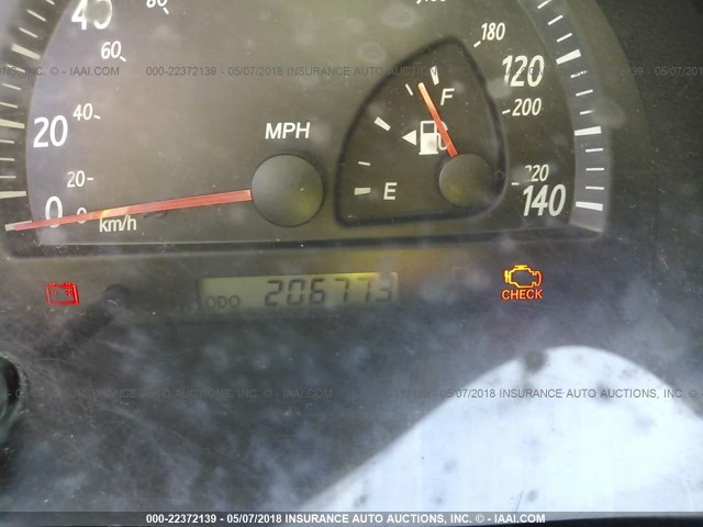 JTDBE32K120100766 - 2002 TOYOTA CAMRY LE/XLE/SE Yaşıl foto 7