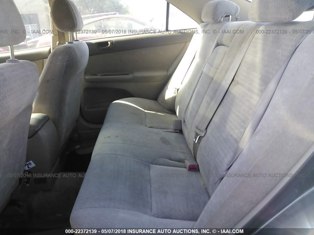 JTDBE32K120100766 - 2002 TOYOTA CAMRY LE/XLE/SE Yaşıl foto 8