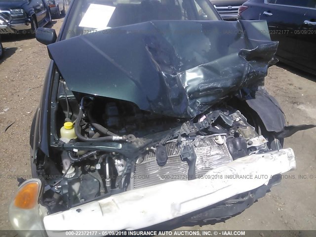 JM1BJ225110455290 - 2001 MAZDA PROTEGE LX/ES მწვანე ფოტო 6