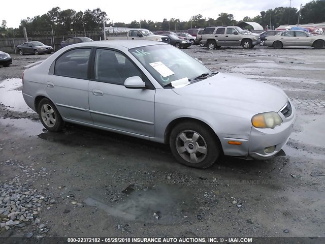 KNAFB161335112497 - 2003 KIA SPECTRA GS/GSX SILVER photo 1